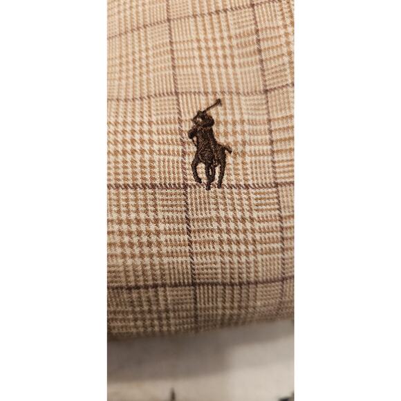 Ralph Lauren men’s‎ button down Flannel shirt Classic fit size XLARGE Tan Brown - Picture 9 of 9